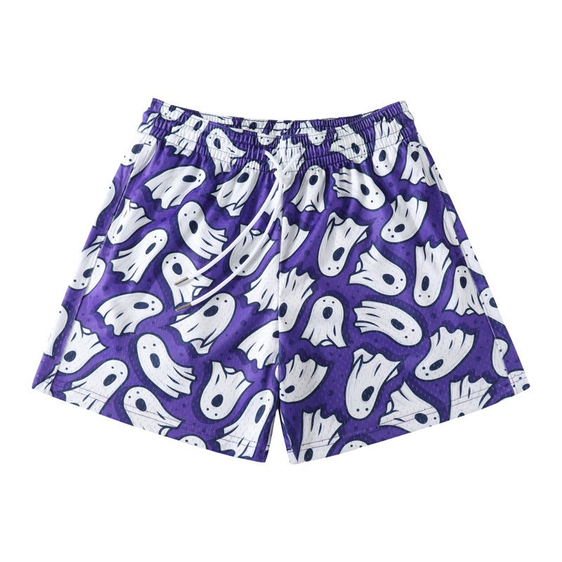 Herren Ghost Print Badehorts Echoarchiv