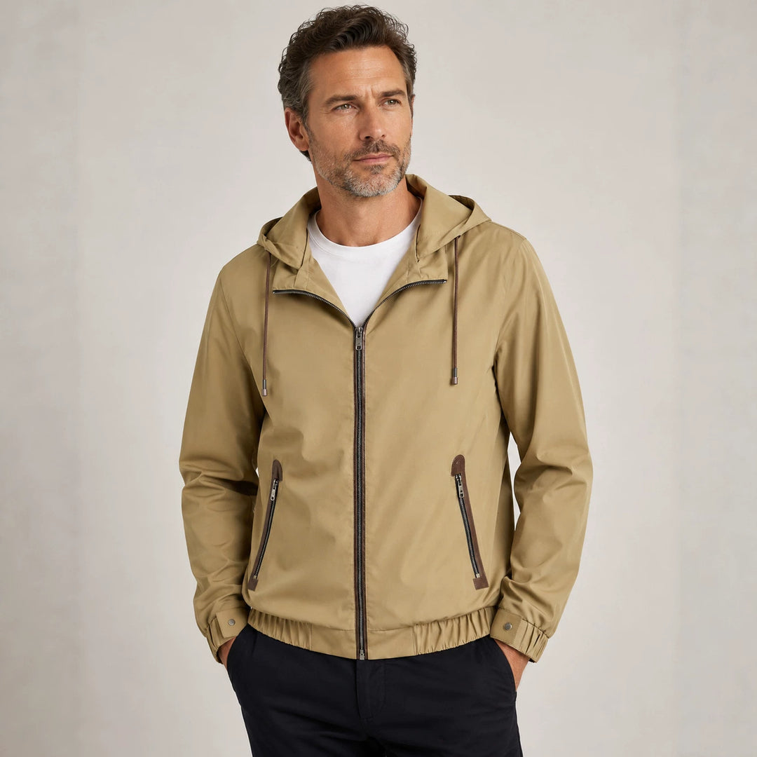 Herren Sportliche Übergangsjacke mit Kapuze Echo Archiv