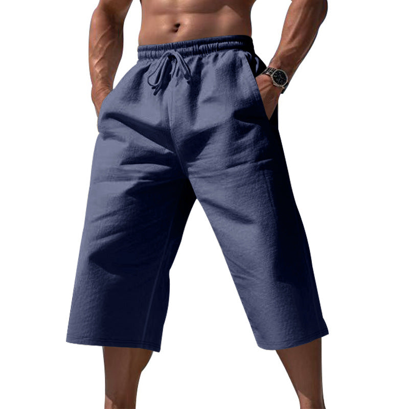 Herren lässige Strandshorts aus leichtem, atmungsaktivem Stoff mit elastischem Bund und praktischen Taschen Echoarchiv
