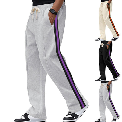 Herren Freizeitliche Sporthose im urbanen Stil mit kontrastierenden Streifen Echoarchiv