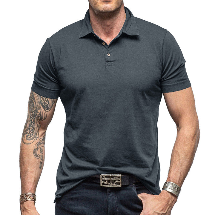 Herren Polo-Shirt aus atmungsaktivem Baumwoll-Mix Echoarchiv