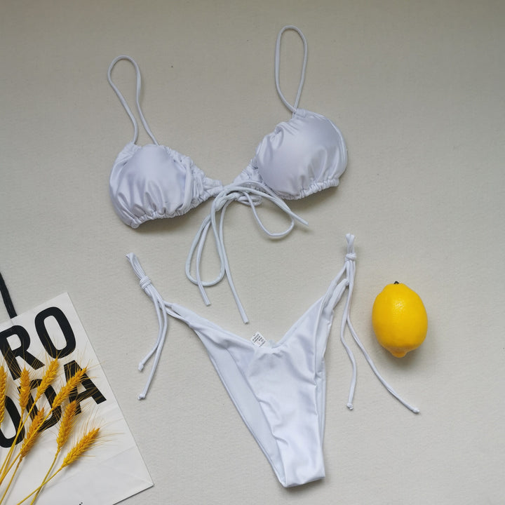 Damen Triangel-Bikini mit regulierbaren Bindebändern Echo Archiv