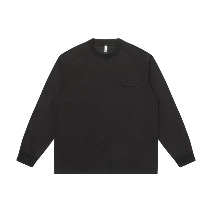 Unisex Oversize-Sweatshirt mit Raglanärmeln und verdeckter Brustklappe Echoarchiv