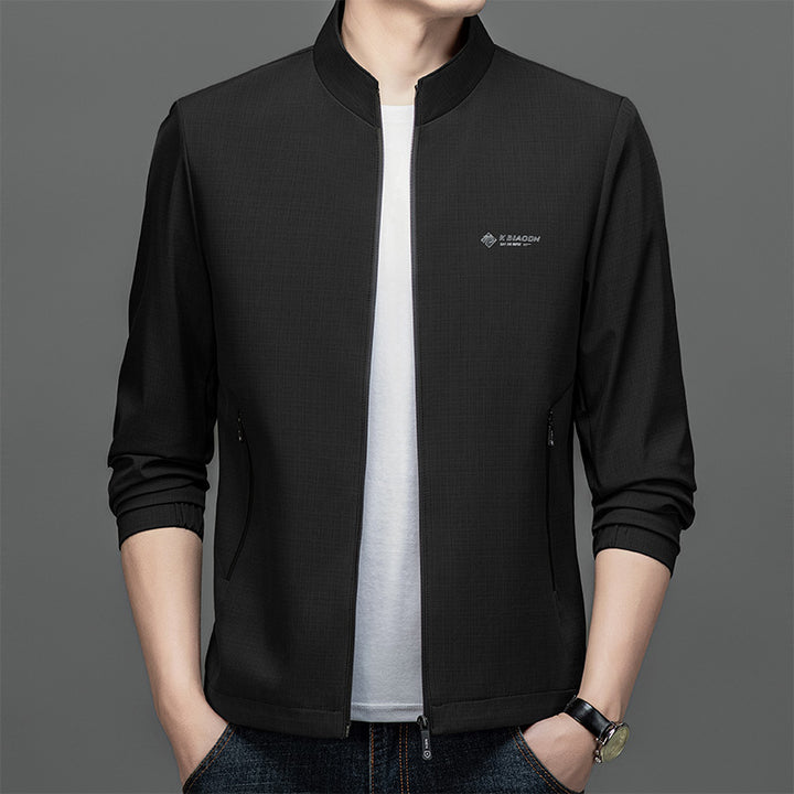 Herren Modische Sportjacke mit Stehkragen Echo Archiv