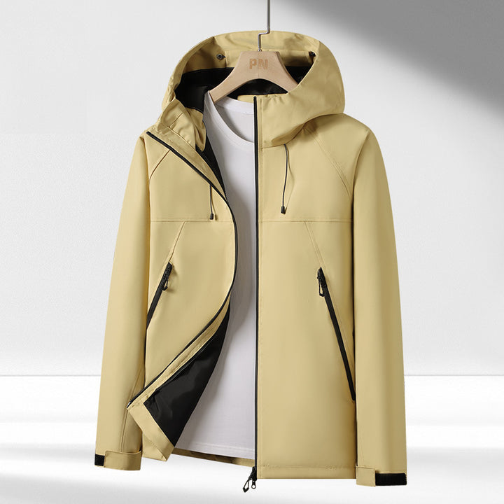 Herren Funktionsjacke mit atmungsaktiver Membran und praktischen Reißverschluss-Taschen Echoarchiv