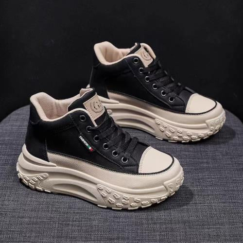 Damen Hohe Plateau Sneakers mit trendiger Silhouette und rutschfester Sohle Echo Archiv