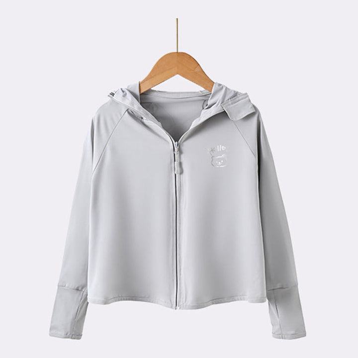 Jungen Outdoor-Schutzjacke mit Kapuze Echo Archiv