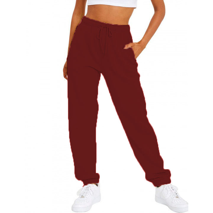 Damen nan locker sitzende Jogginghose mit hohem Komfortbund, verstellbarem Kordelzug und tiefen Seitentaschen Echo Archiv