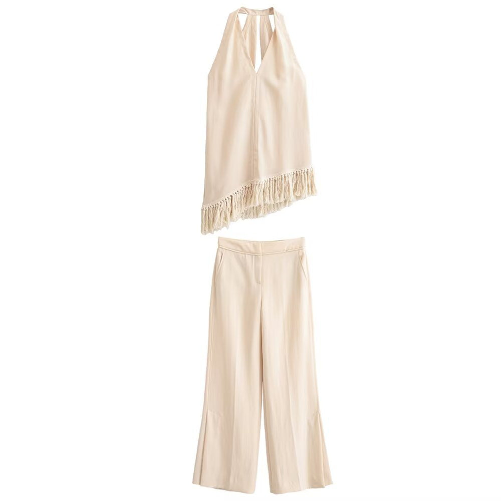 Damen Weite Palazzo-Hose mit elegantem Schnitt Echo Archiv