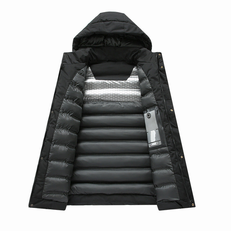 Herren isolierte Funktionsjacke mit kapuze und wasserabweisenden Eigenschaften Echoarchiv