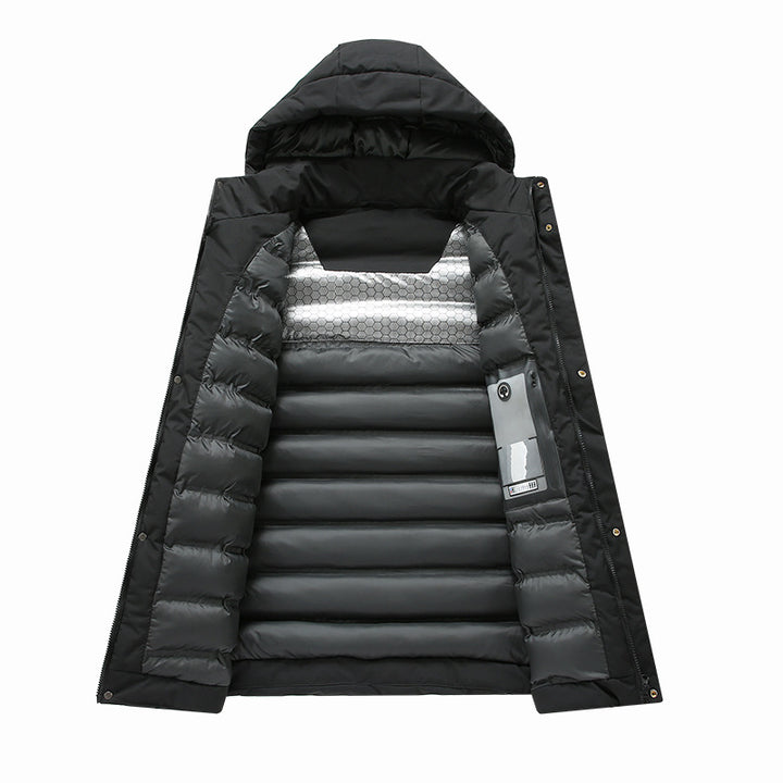 Herren isolierte Funktionsjacke mit kapuze und wasserabweisenden Eigenschaften Echoarchiv
