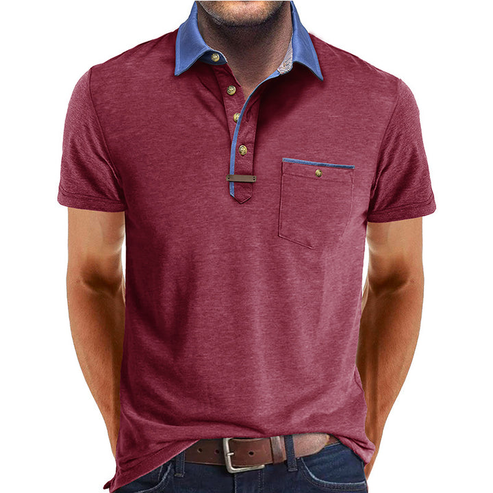 Herren Polo-Shirt mit modernem Kragen Echoarchiv