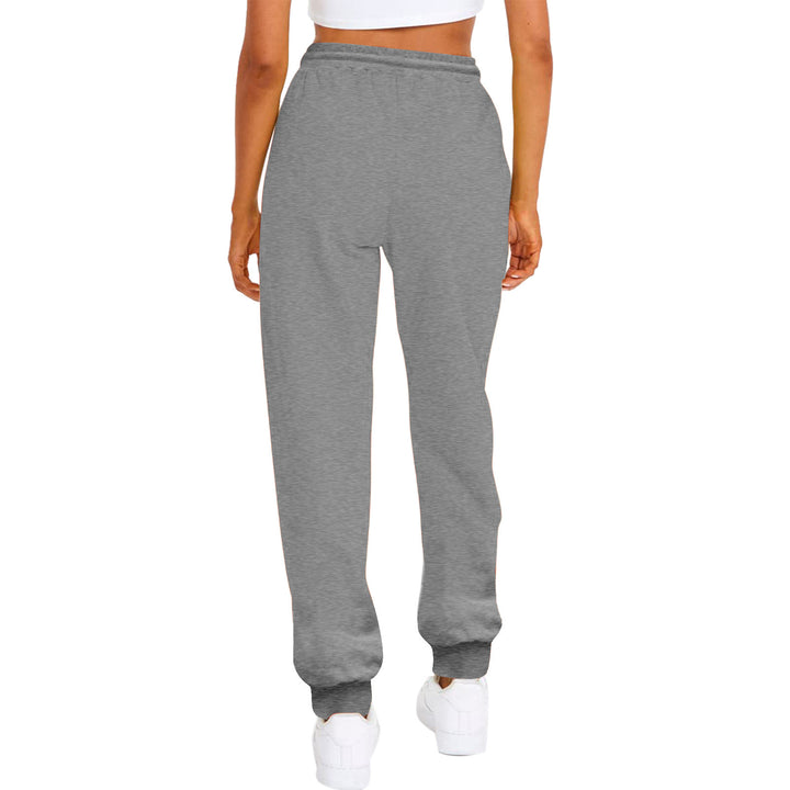 Damen nan komfortable Jogginghose mit Kordelzug Seitentaschen und geripptem Knöchelabschluss Echo Archiv