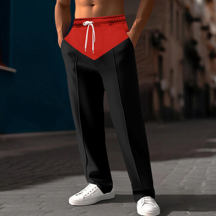 Herren modische Sweatpants mit innovativem Schnitt und seitlichen Eingrifftaschen Echoarchiv