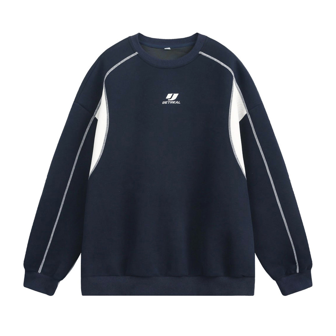 Unisex Oversize Sweatshirt mit Kontrast-Einsätzen und Flachnaht-Details Echo Archiv