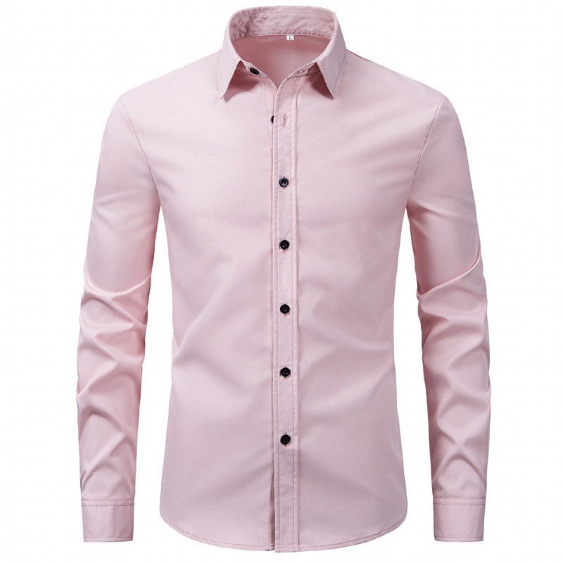 Herren Langarm Hemd mit modernem Schnitt und eleganten Details Echoarchiv
