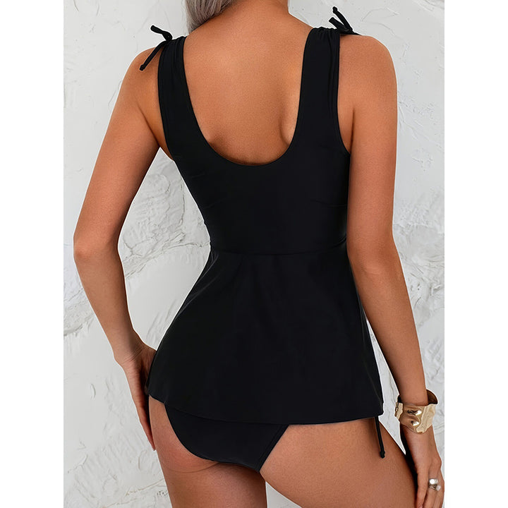 Damen Strandkleid Badeanzug mit figurformender Raffung Echo Archiv