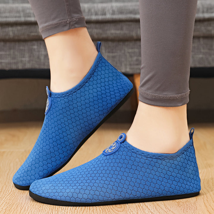 Damen nan leichter gestrickter Wasserschuh Slip-On mit nahtlosem Sockenschaft und rutschfester Gummisohle Echo Archiv
