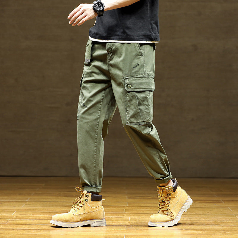Herren Cargo-Hose mit praktischen Taschen und verstellbarem Bund Echoarchiv