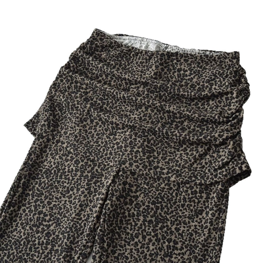 Damen High‑Waist Schlaghose mit gerafftem Hüftrock und ausgestelltem Bein Echo Archiv
