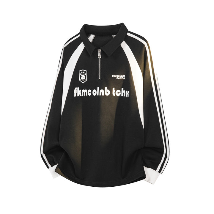 Herren Sportlicher Zip Pullover Echo Archive