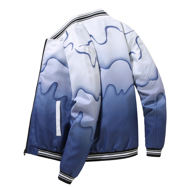 Herren Sportliche Bomberjacke mit modernen Mustern Echo Archiv