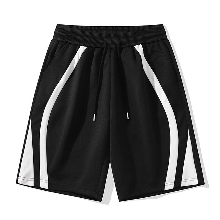 Herren Sportliche Shorts mit elastischem Bund und seitlichen Kontraststreifen Echoarchiv