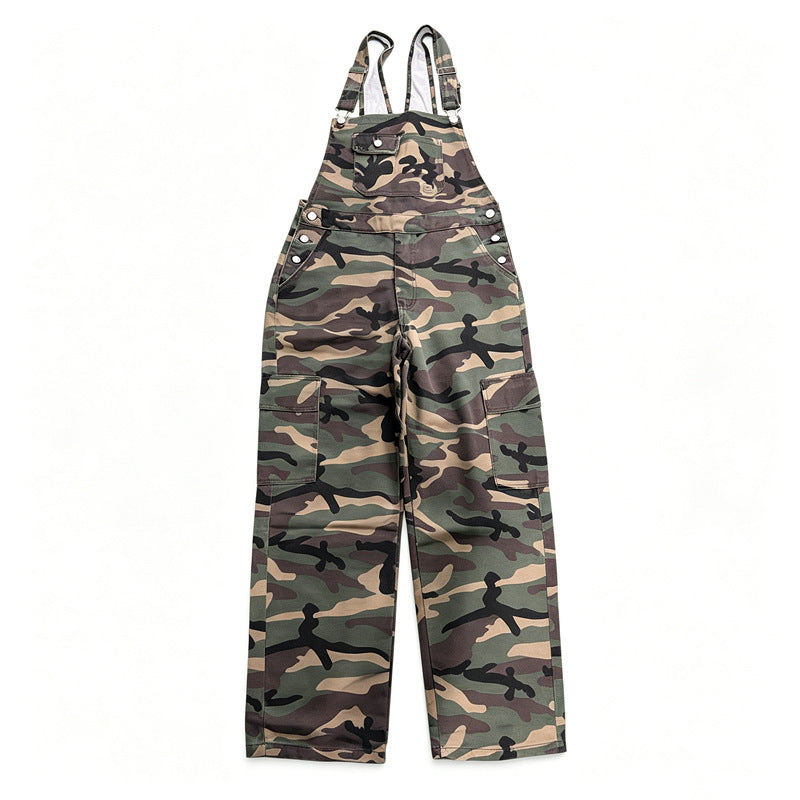 Herren Modische Camouflage Latzhose Echoarchiv