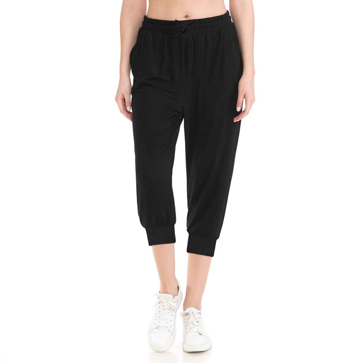 Damen Atmungsaktive Ankle-Joggerhose mit Kordelzug und Eingrifftaschen echoarchiv-