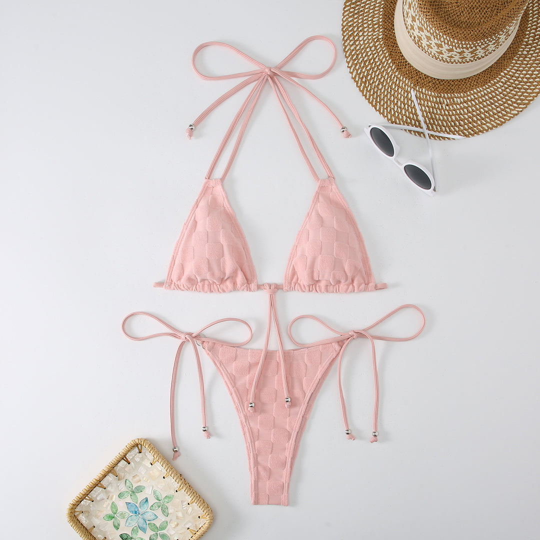 Damen Triangel-Bikini mit raffinierten Bindebändern Echo Archiv