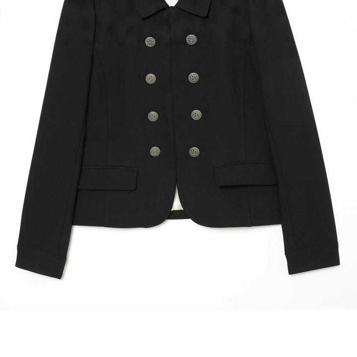 Damen nan taillierter Militärblazer mit Stehkragen und doppelreihiger Zierknopfleiste Echo Archiv