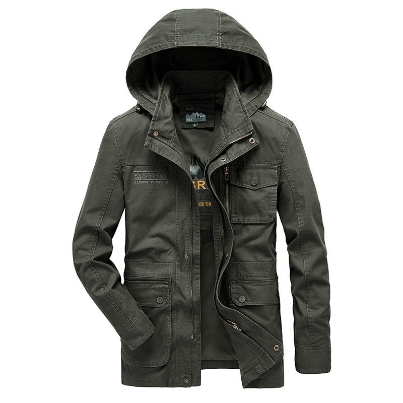 Herren Multifunktionale Übergangsjacke mit Kapuze Echo Archiv