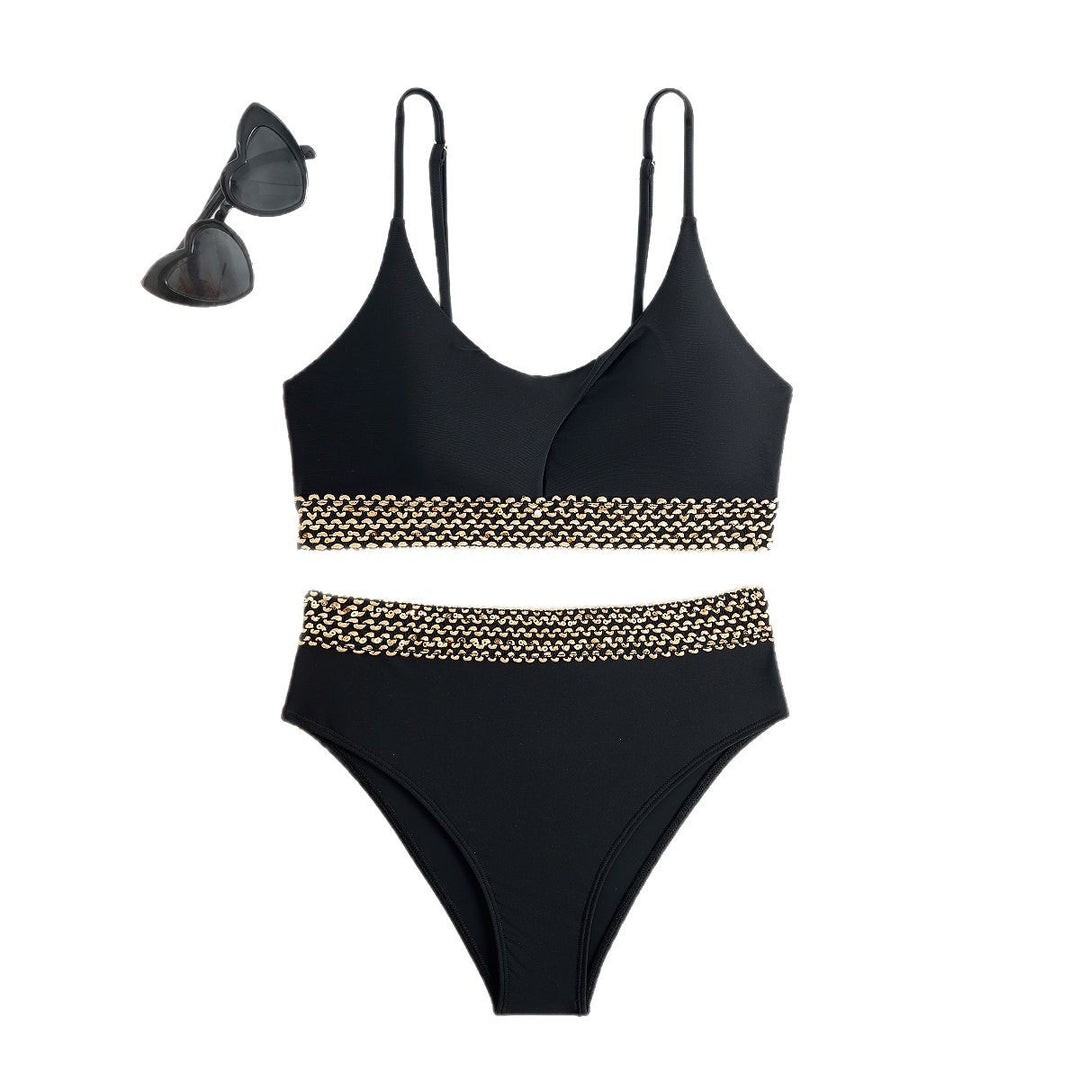 Damen Bikiniset mit kreativem Bund Echo Archiv