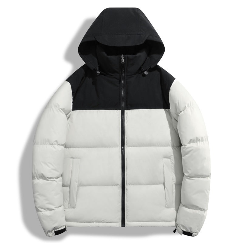Damen Übergangsjacke mit Kapuze und farblich abgesetztem Design – Célinea