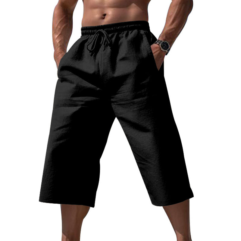 Herren lässige Strandshorts aus leichtem, atmungsaktivem Stoff mit elastischem Bund und praktischen Taschen Echoarchiv
