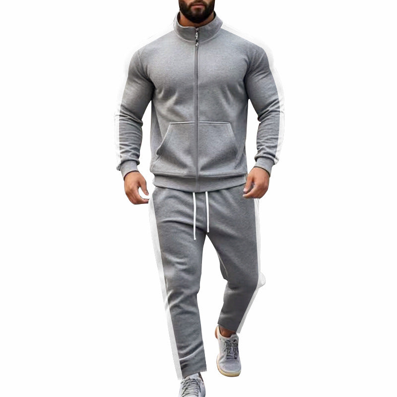 Herren sportliches Kapuzenjacken- und Jogginghosen-Set Echoarchiv