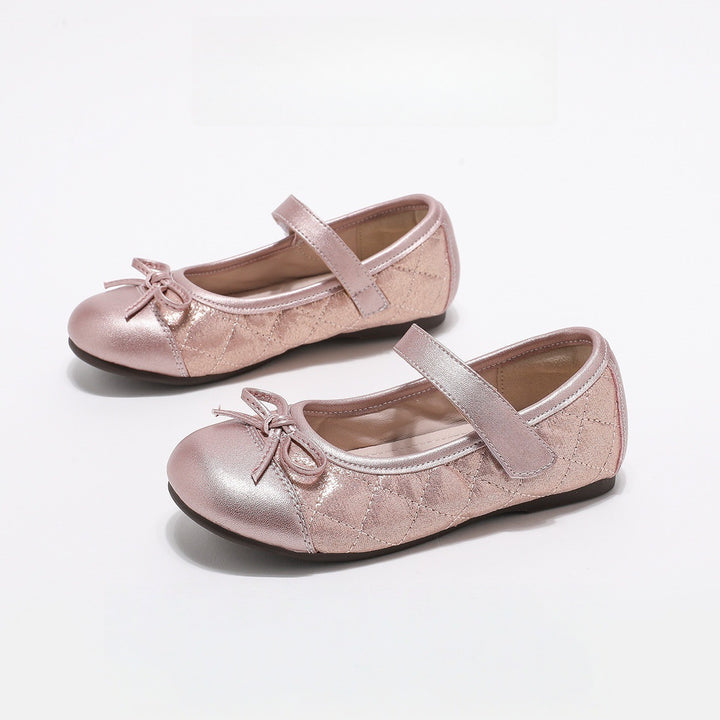 Mädchen Mary Jane Ballerinas mit glänzendem Obermaterial Echo Archiv