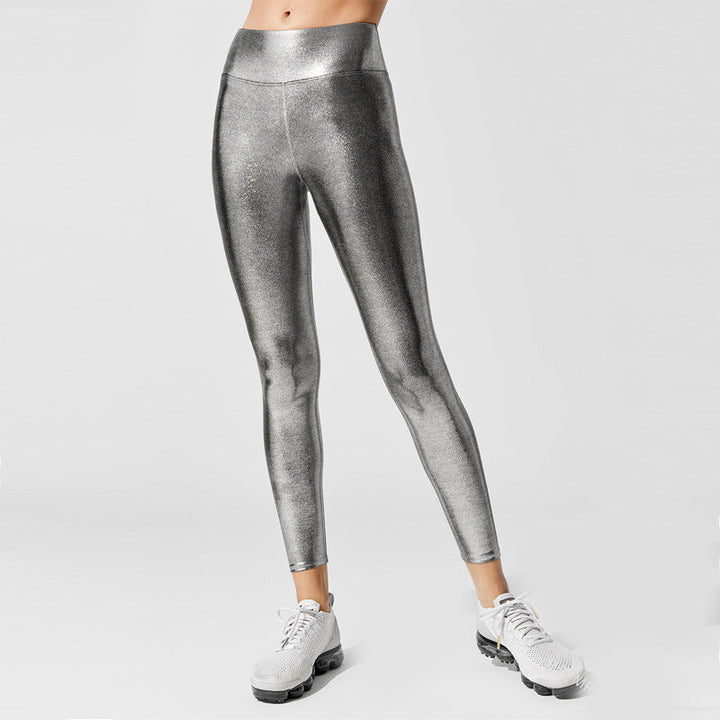 Damen Hochglänzende Leggings im eleganten Design – Avélisse