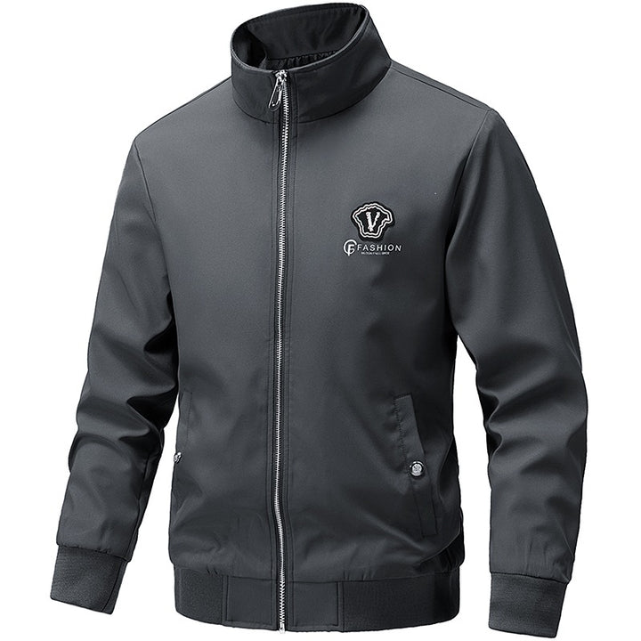 Herren Modische Bomberjacke mit hohem Kragen Echo Archiv