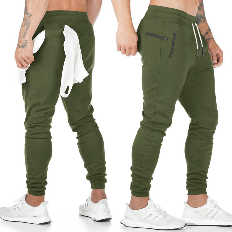 Herren Sportliche Jogginghose mit seitlichen Reißverschlusstaschen Echoarchiv
