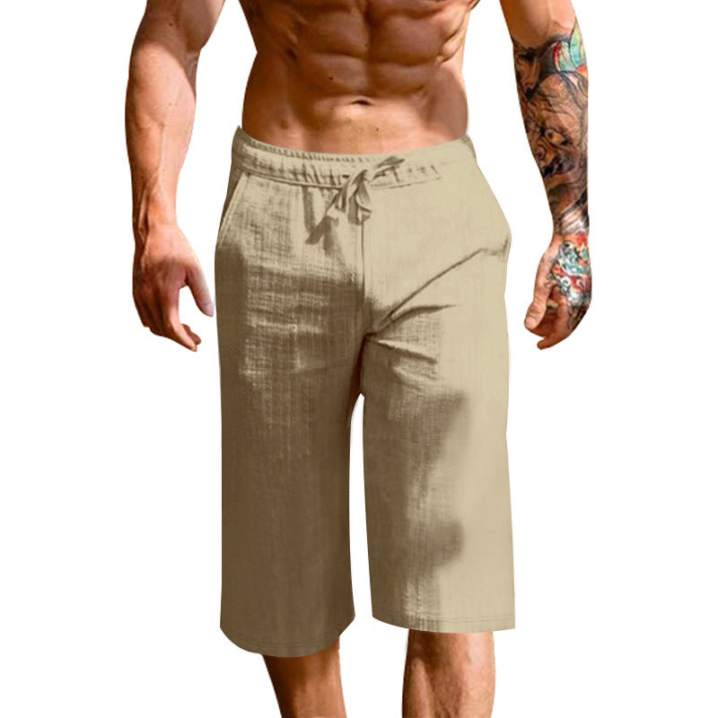 Herren bequeme Sport-Shorts mit elastischem Bund und verstellbarem Kordelzug Echoarchiv