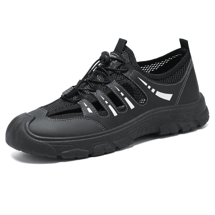 Herren nan robuster Outdoor-Sandalensneaker mit atmungsaktivem Mesh, Schnellzug-Bungee und griffiger Profilsohle Echo Archiv