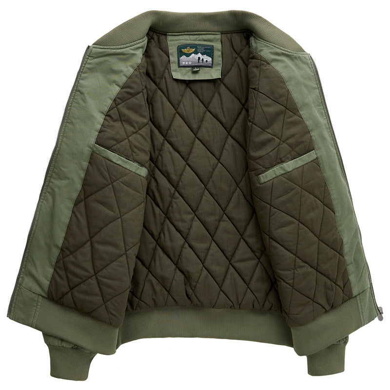 Herren Modische bomberjacke mit Steppdetails Echo Archiv