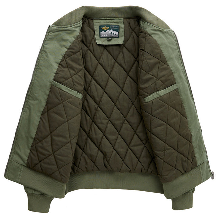 Herren Modische bomberjacke mit Steppdetails Echo Archiv