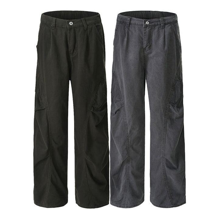 Herren Locker fallende Paneel-Cargo-Baggyhose im Workwear-Stil Echo Archiv