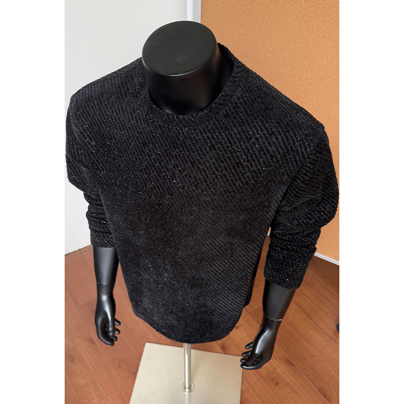 Stylischer Herrenpullover mit langen Ärmeln und kreativen Mustern Echo Archive