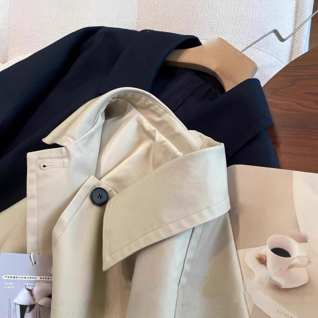 Damen Modische Übergangsjacke mit schickem Schnitt Echoarchiv