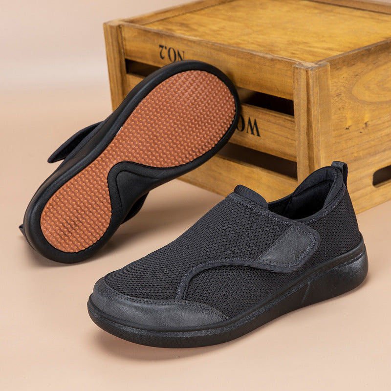 Damen Komfort-Slipper mit atmungsaktivem Mesh und elastischem Einstieg Echoarchiv