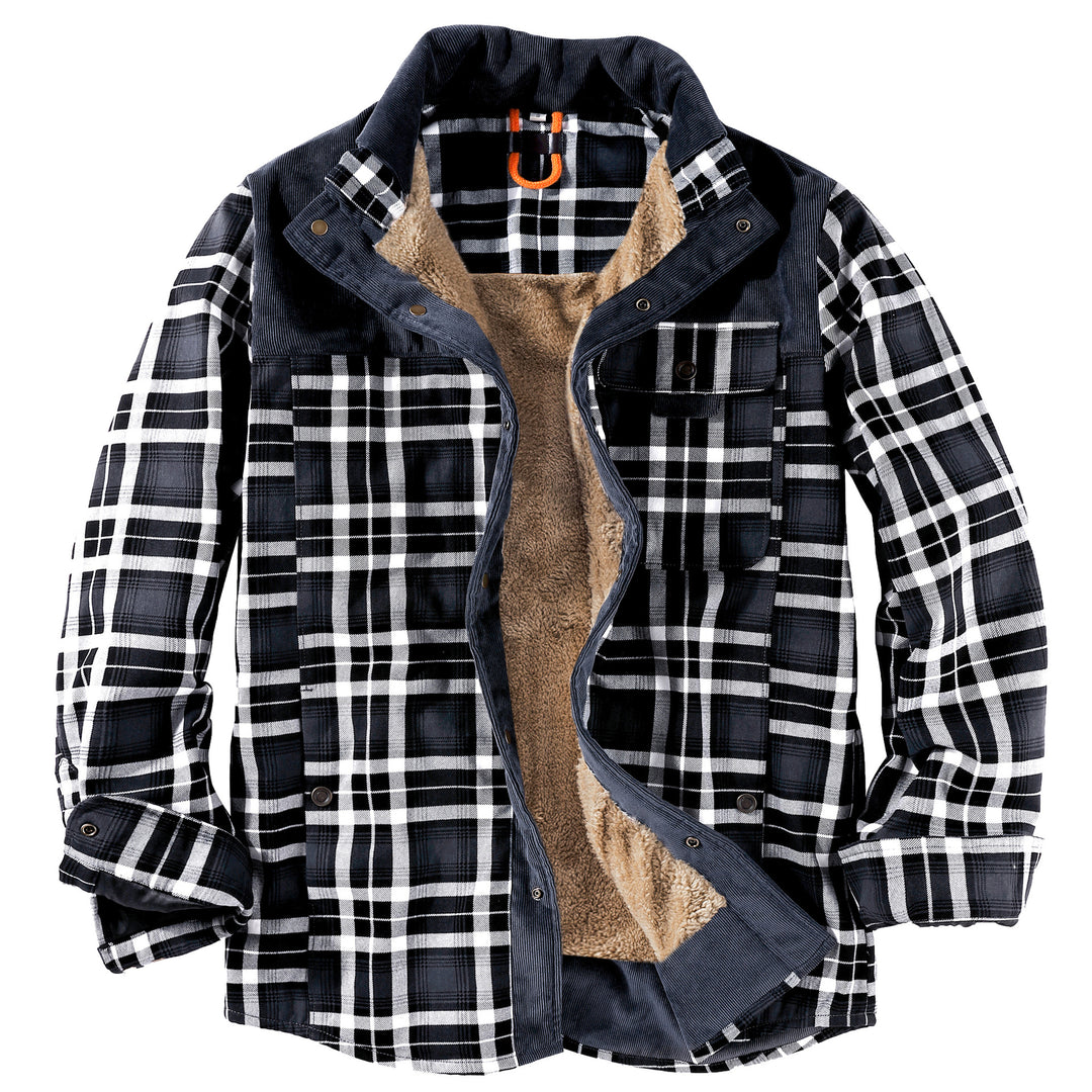 Herren Flanelljacke mit kuscheligem Innenfutter Echoarchiv