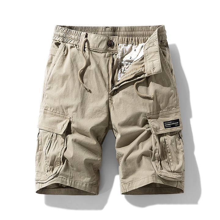 Herren multifunktionale Cargoshorts mit elastischem Bund und praktischen Seitentaschen Echoarchiv